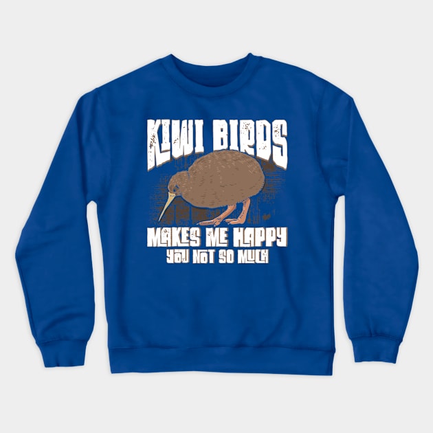 New Zealand Bird Lover Kiwi Bird Crewneck Sweatshirt by Toeffishirts